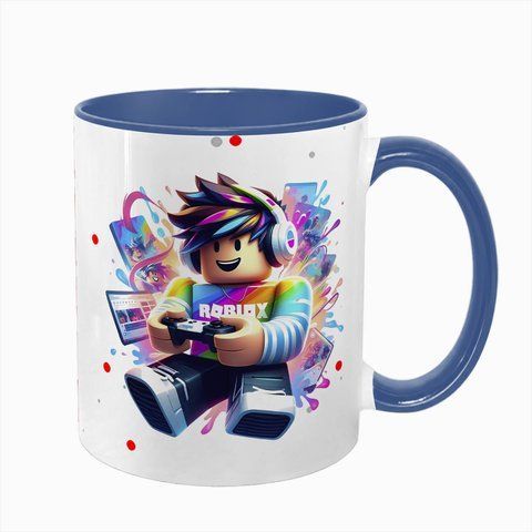Чашка Roblox, синяя с принтом - Roblox 5.0.5.14 фото
