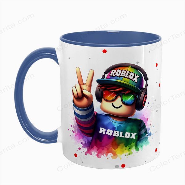 Чашка Roblox, синя з принтом - Roblox 5.0.5.14 фото