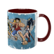 Чашка аніме, бордова з принтом - Ван Піс ( One Piece ) 5.0.2.24 фото