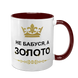 Чашка для Бабусі, бордова з принтом: Бабуся-золото 1.7.5-F фото