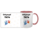 Чашка для Татуся, рожева з принтом: Ручки 1.2.12-F фото 3