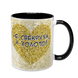 Чашка для Свекрухи, чорна з принтом - Не Свекруха, а золото 1.17.26-F фото