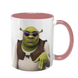 Чашка рожева з принтом - Шрек ( Shrek ) 5.61 фото