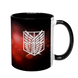 Чашка аніме, чорна з принтом - Корпус розвідників - Атака Титанів ( Attack on Titan ) 5.0.2.14 фото 1