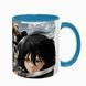 Чашка аніме, блакитна з принтом - Корпус розвідників - Атака Титанів ( Attack on Titan ) 5.0.2.19 фото