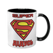 Чашка для Дідуся, чорна з принтом - Super Дідусь 1.8.25-F фото
