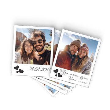 Фотомагніти Polaroid — комплект 6 штук